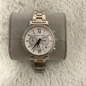 Michael Kors Rose Gold/Silver Women’s Watch